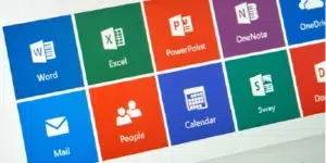 Microsoft Office 365 Web Productivity Suite of workplace office software options for everyday use.