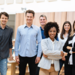 Portrait of startup entrepreneurs with arms crossed stock photo - Behavioral-Based Interviewing for Federal Candidates