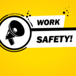 Yellow megaphone symbolizing psychological safety at the workplace