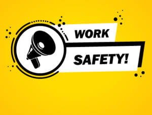 Yellow megaphone symbolizing psychological safety at the workplace