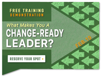 Green chat box square with arrows promotion of free PTR webinar training workplace.