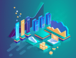 Colorful data analytics visualization and tools