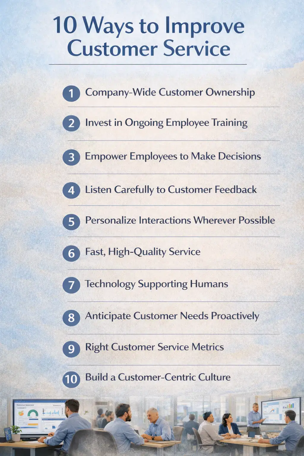10 Ways to Improve Customer Service