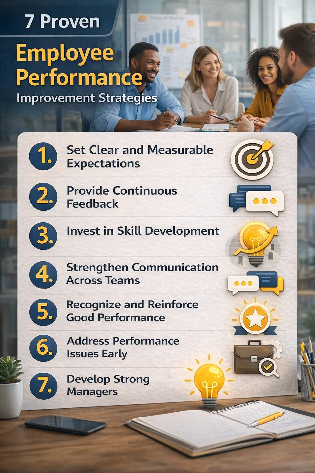 7 Proven Employee Performance Improvement Strategies