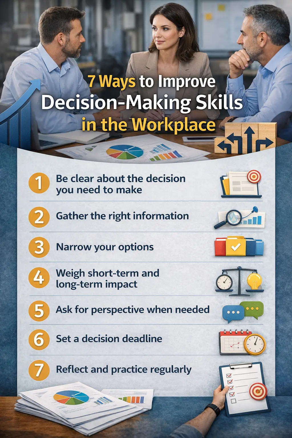 7 Ways to Improve Decision-Making Skills in the Workplace