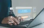 Building Super Intelligence Agents for Federal Leadership and Operations 3 Hands on a laptop keyboard with SI Agents, Live Chat, Command Prompt and Generate interface panels